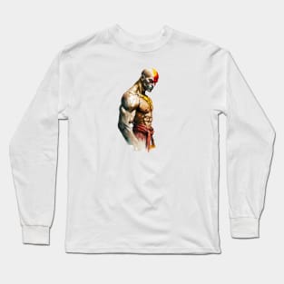 Dhalsim Street Fighter Watercolor - Original Artwork Long Sleeve T-Shirt